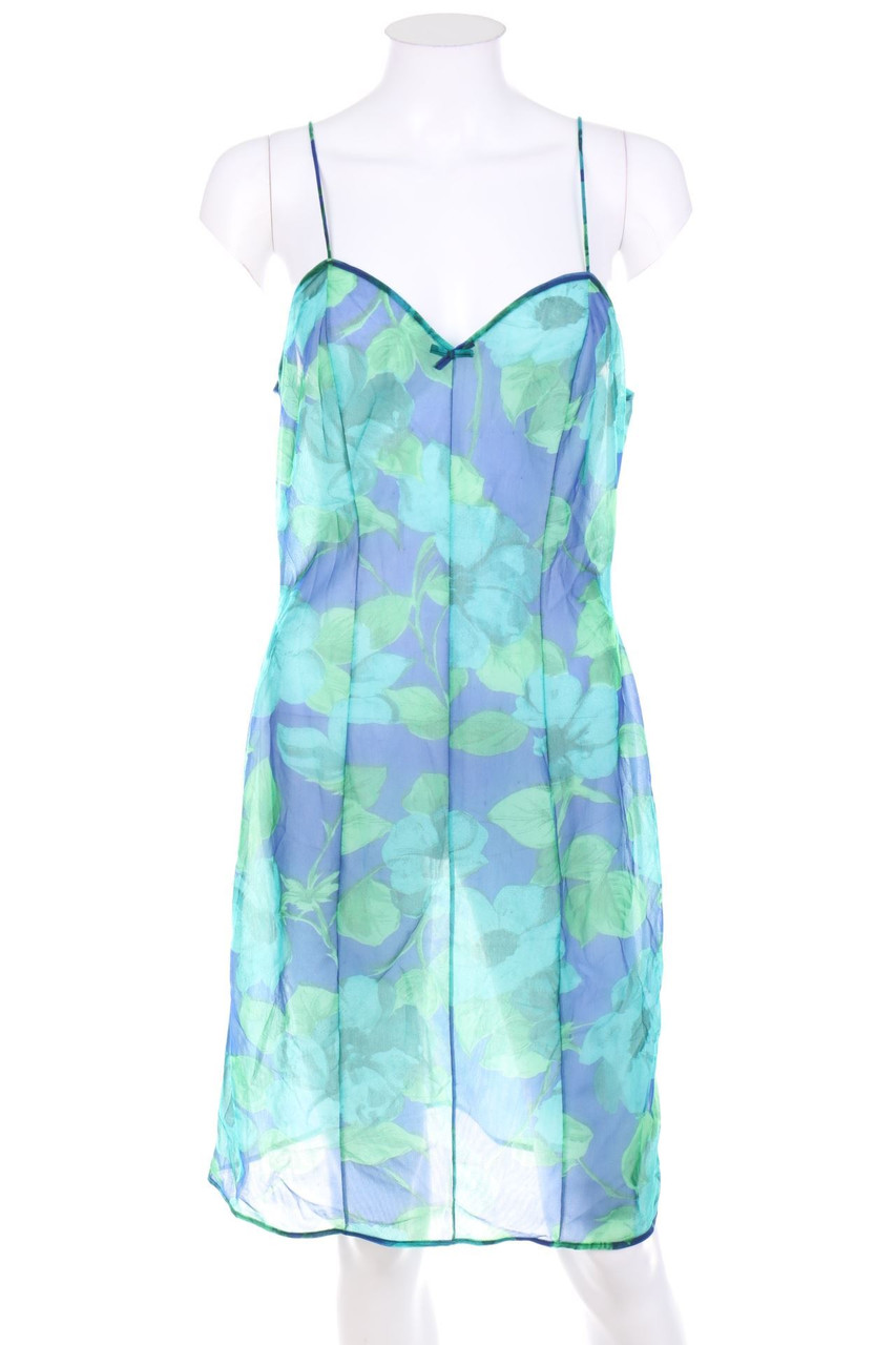 VINTAGE - Midikleid mit Blumen-Print - D 38