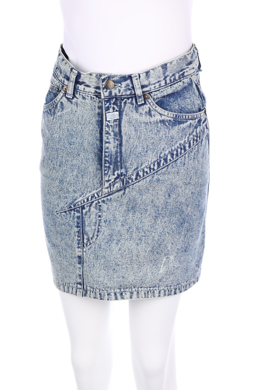 VINTAGE - Mini-Jeansrock - D 34