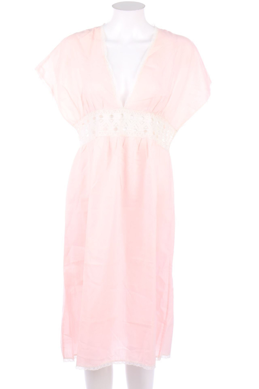 VINTAGE - Nachthemd mit Spitze - D 48