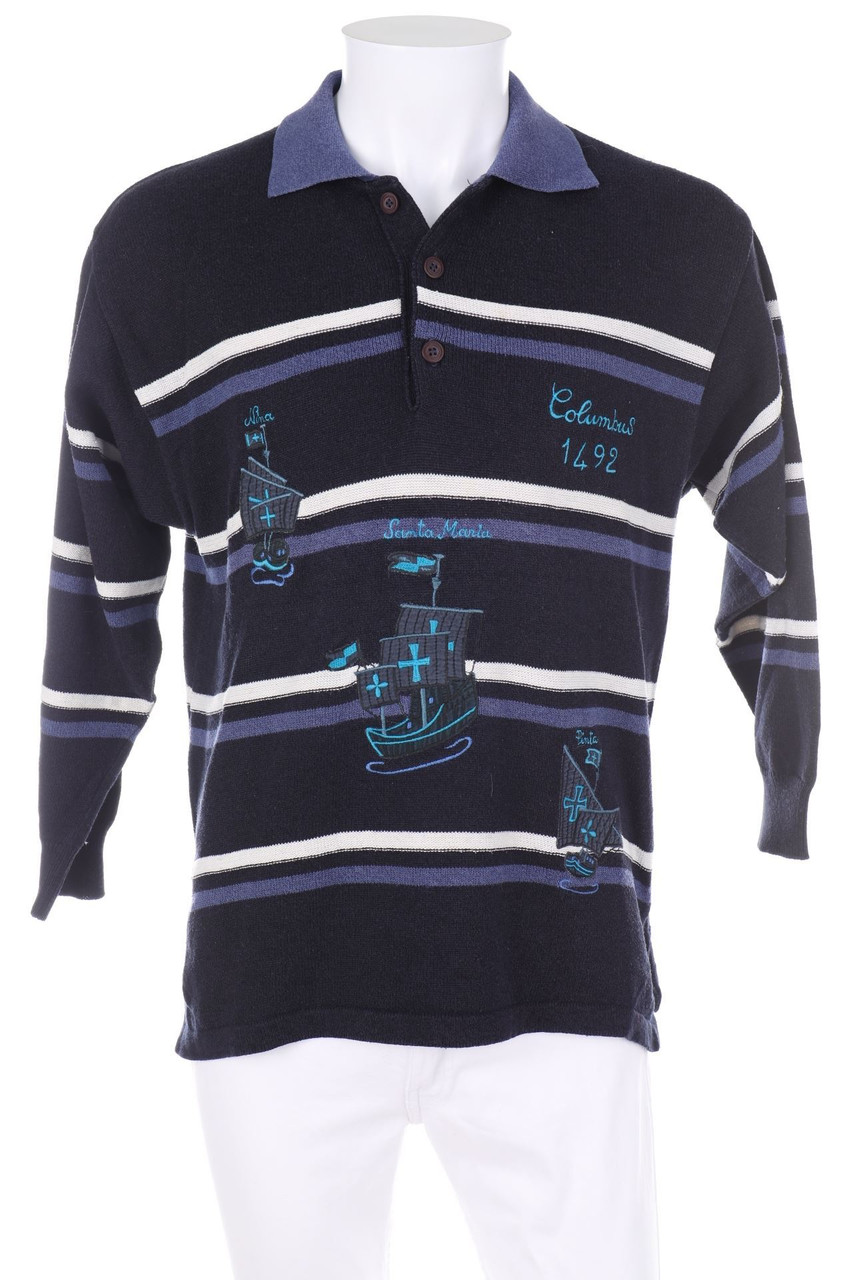 Mayser - Pullover mit Stickereien - 52