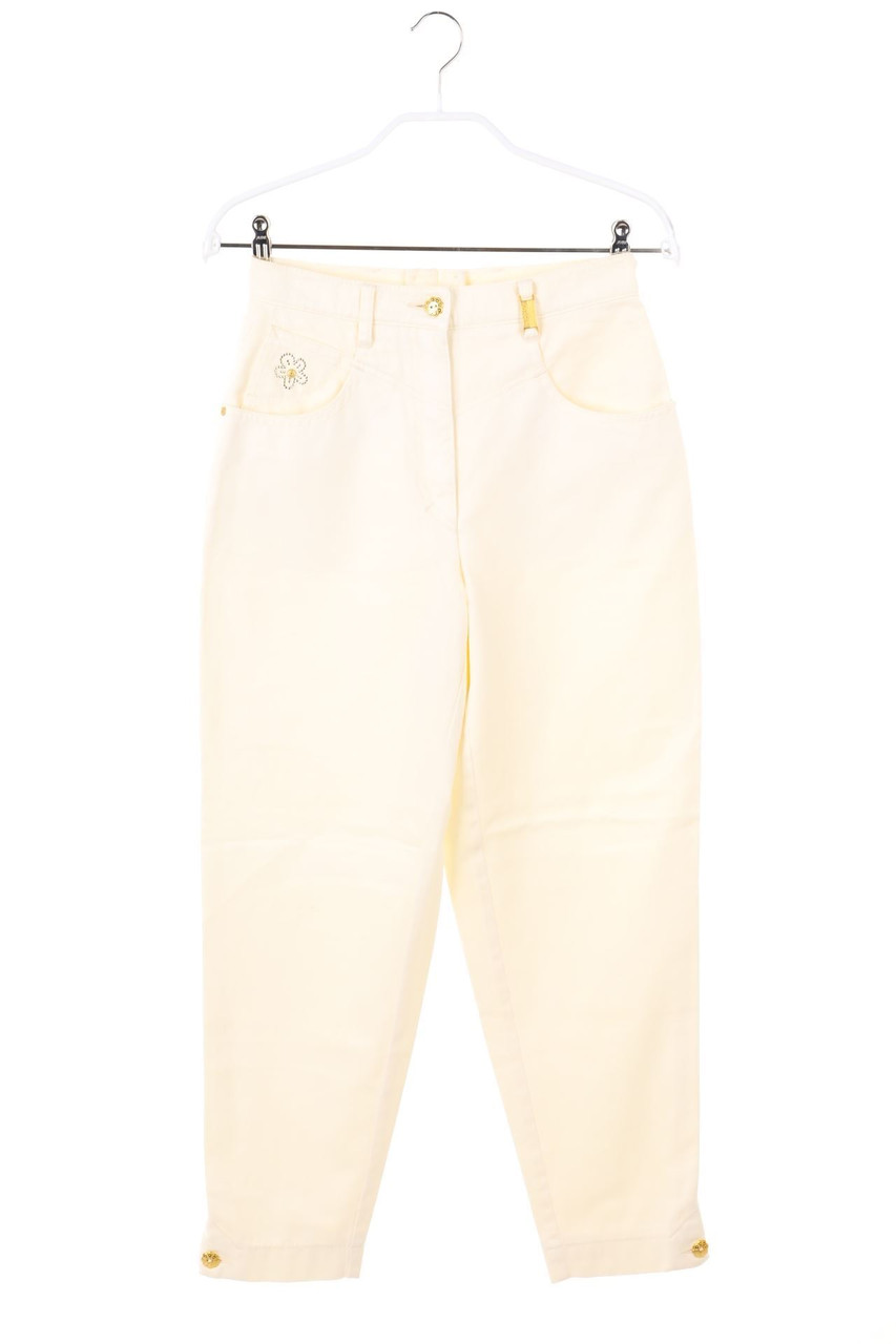 ZERRES - Cropped Jeans mit Applikationen - D 34