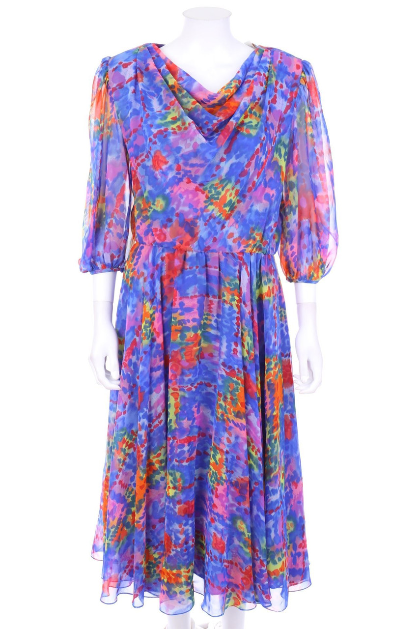 PARIGI - Midikleid mit Print - D 42