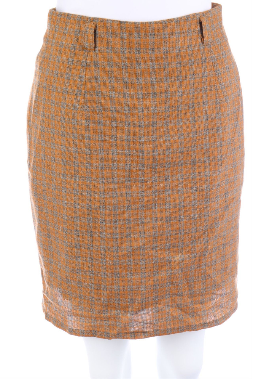 VINTAGE - Minirock mit Karo-Muster - D 34