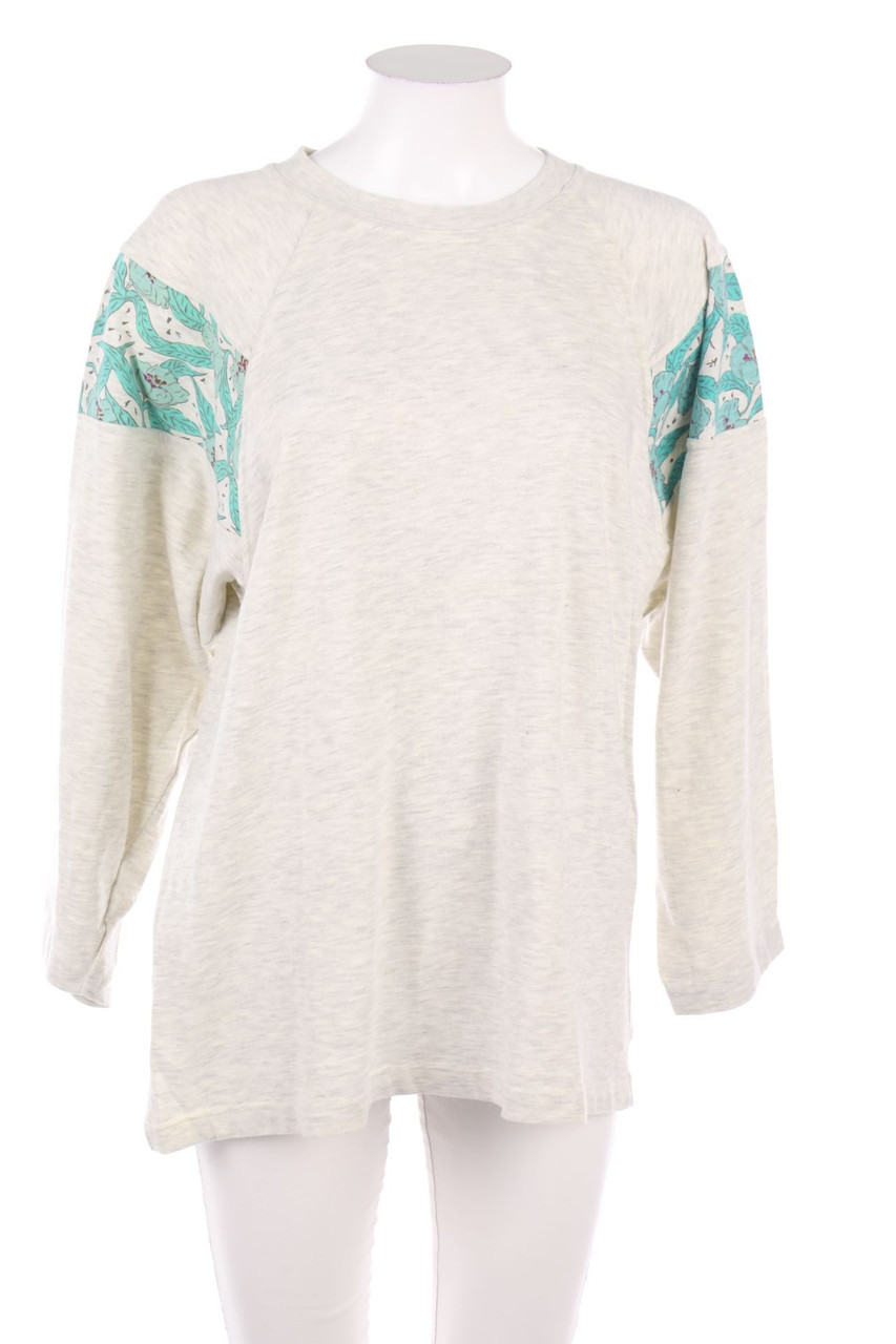 crane - 3/4-Arm-Shirt mit floralem Muster - D 42