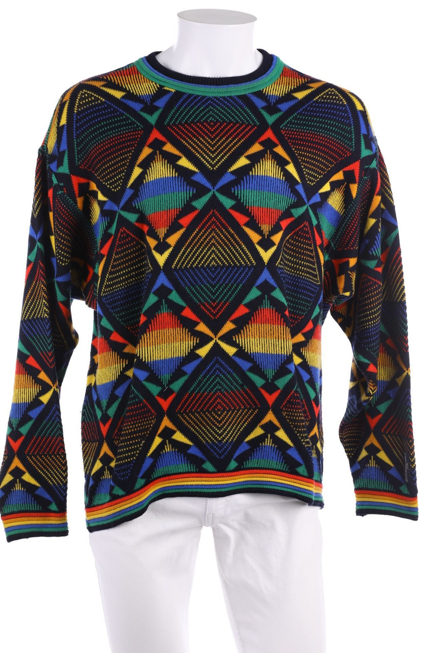 CARLO COLUCCI - Pullover mit geometrischem Muster - 52
