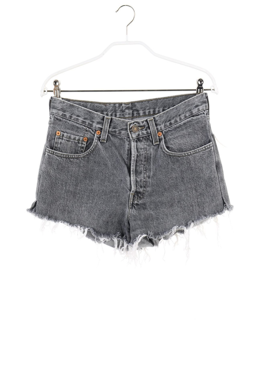 LEVI´S - Denim-Hotpants with Fringes - D 40