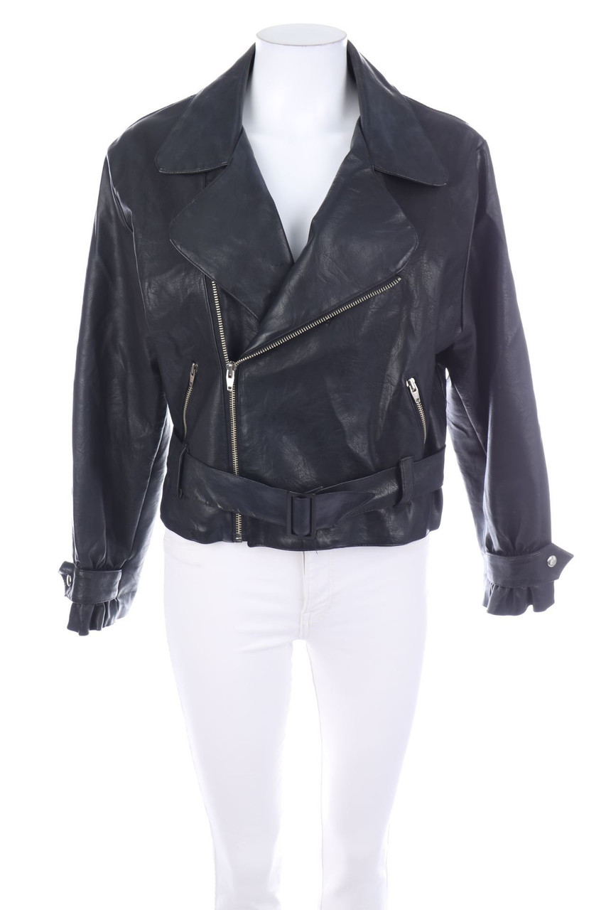 PAMIR AMSTERDAM - Cropped-Kunstlederjacke - D 40