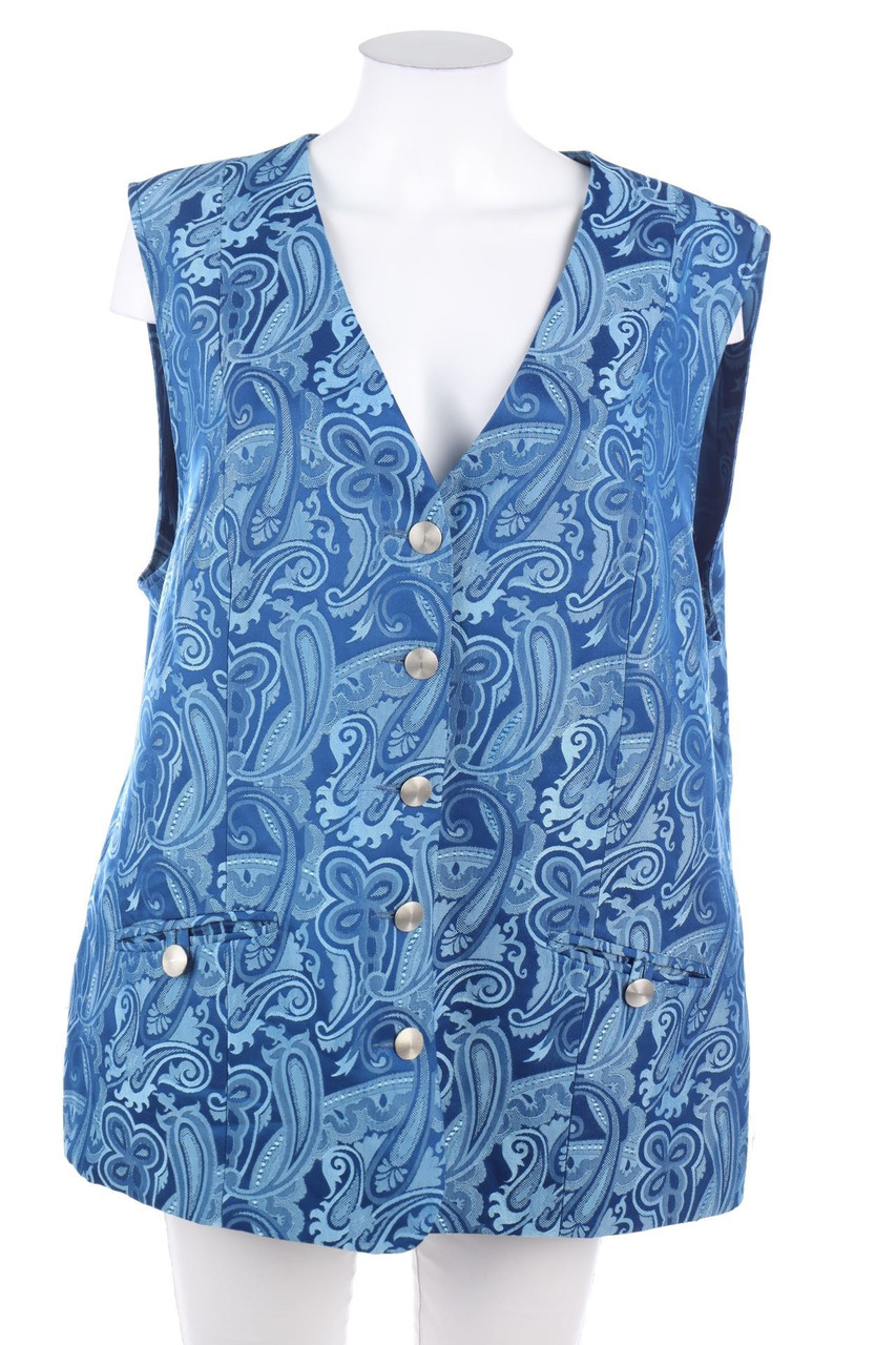 VILONA MODA - Weste mit Paisley-Print - D 48