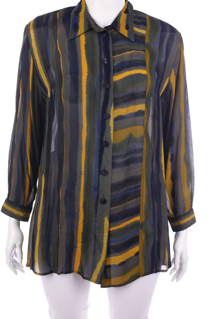 CHALOU - Hemd-Bluse mit Streifen - D 50