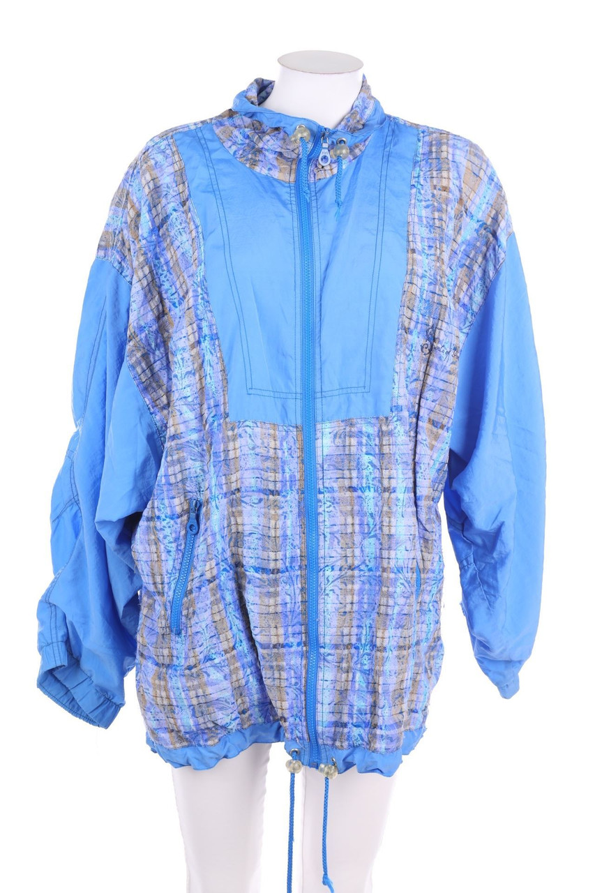 VINTAGE - Trainingsjacke mit Print - XL