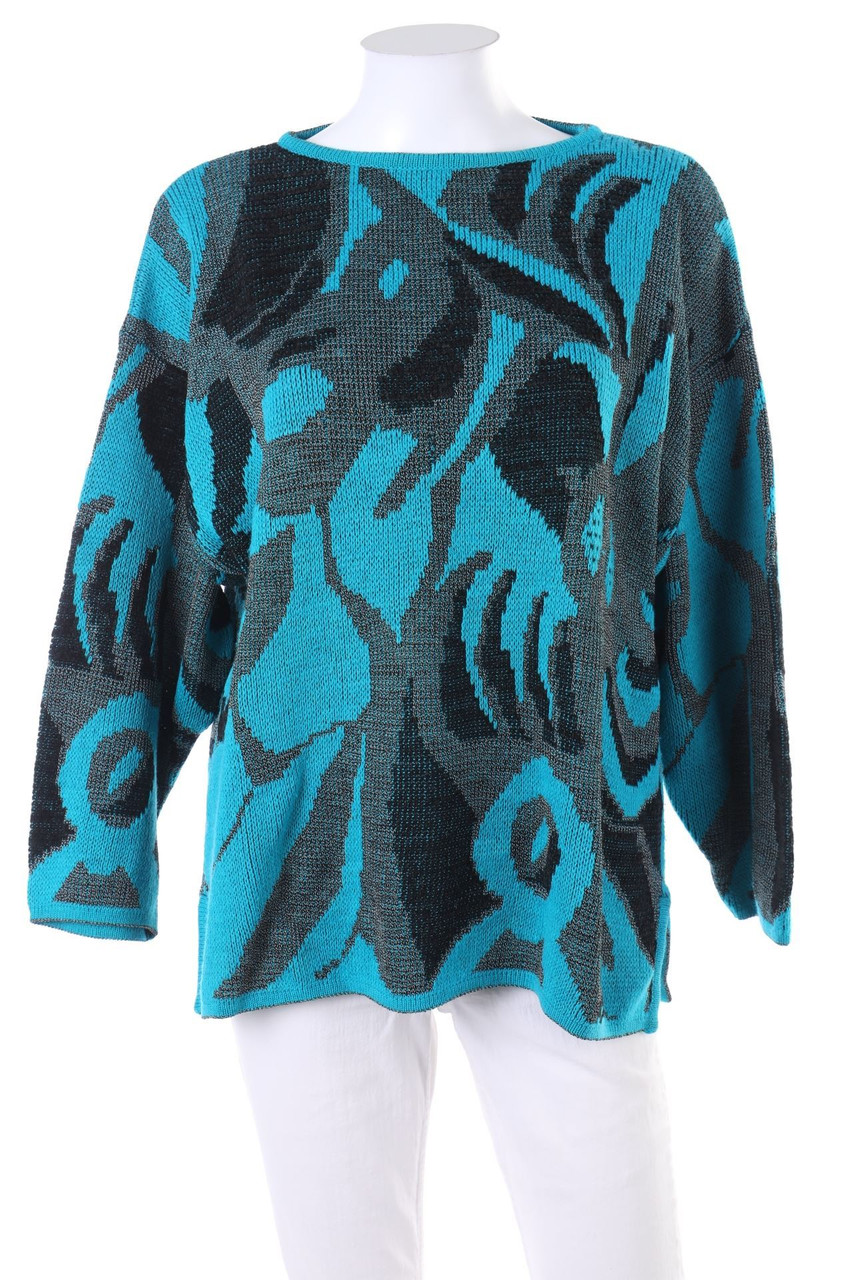 le truc - Strick-Pullover mit Print - D 38
