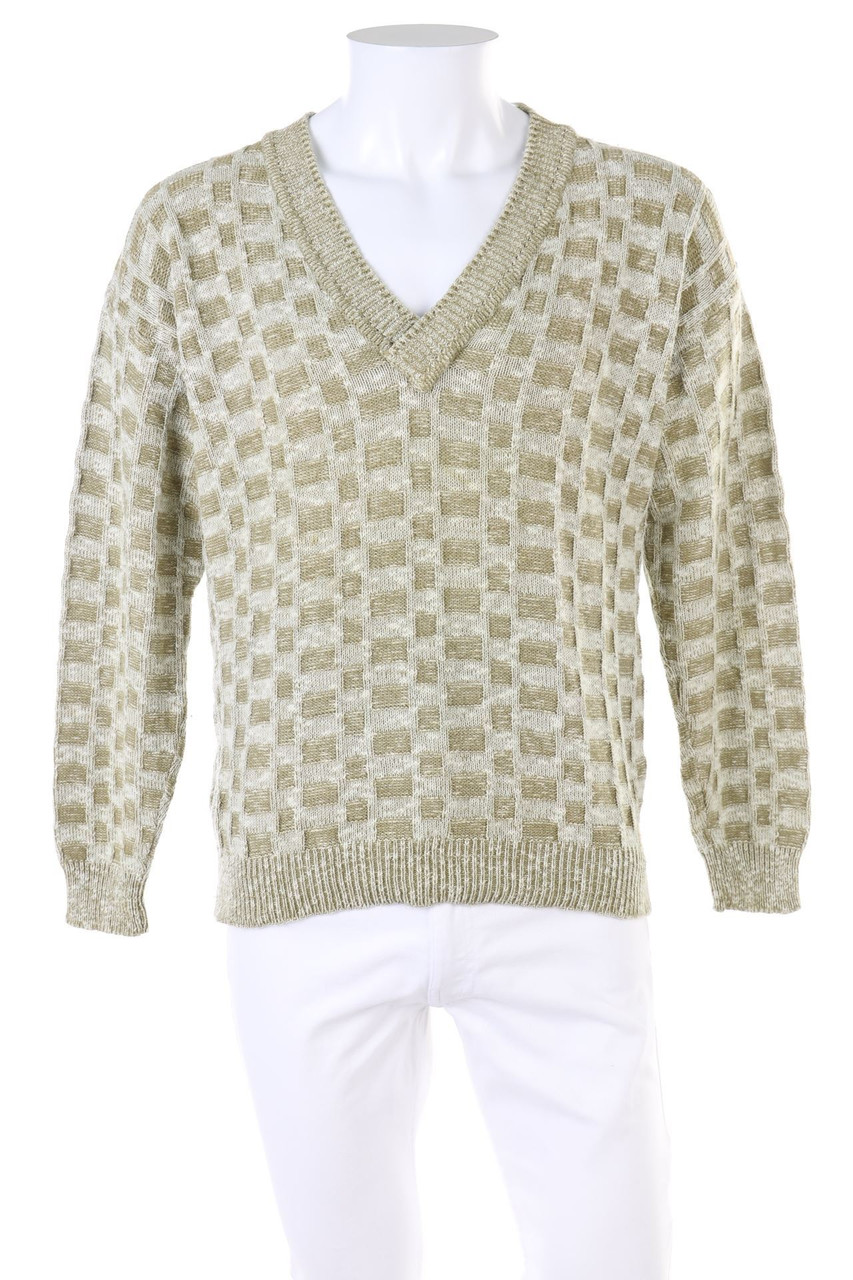 JACQUES GERMAIN - Vintage-V-Neck-Pullover - 48