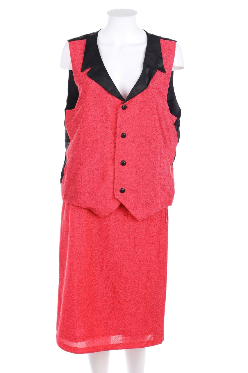 VINTAGE - Glitzer-Kostüm - D 44