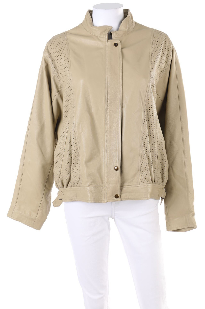 Carla Buti - Oversize-Lederjacke - D 38