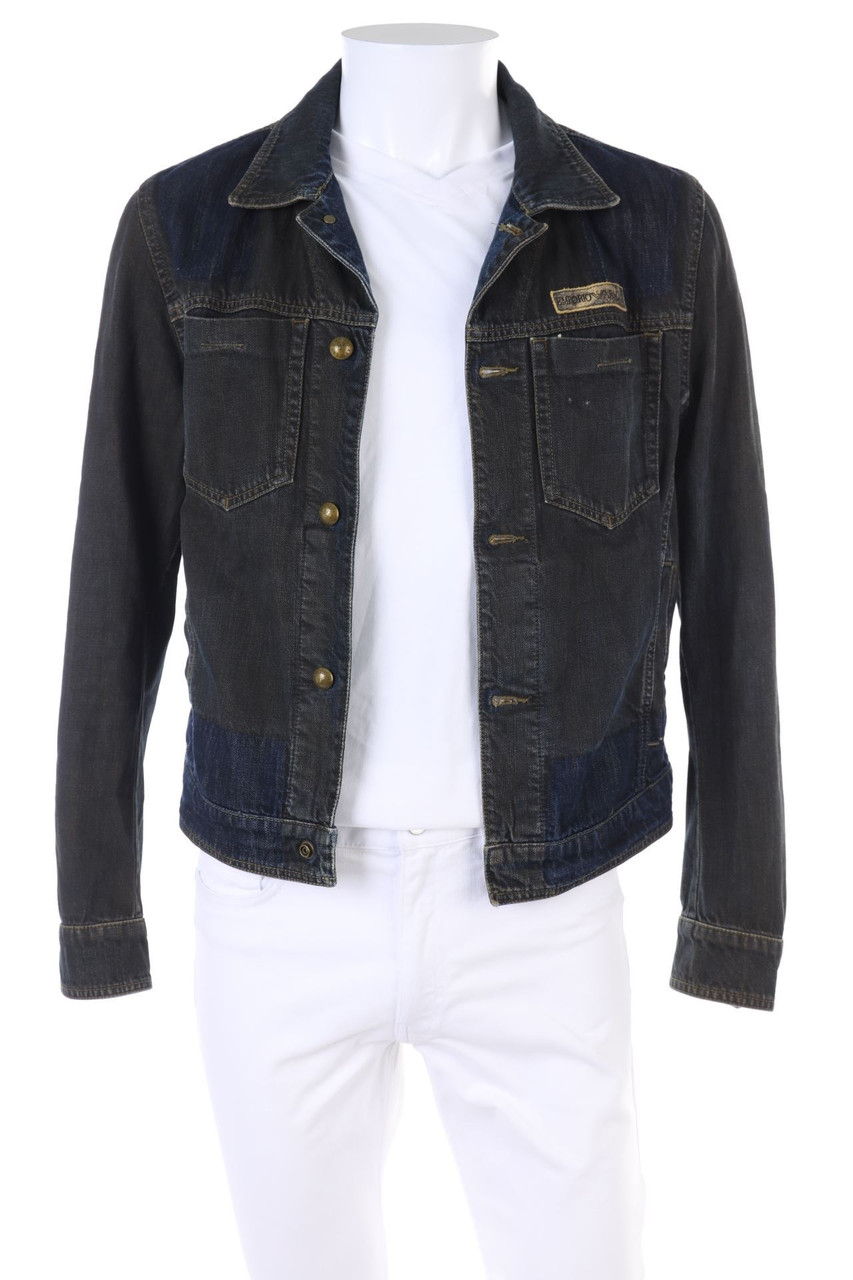EMPORIO ARMANI - Jeans-Jacke mit Logo-Knöpfen - M