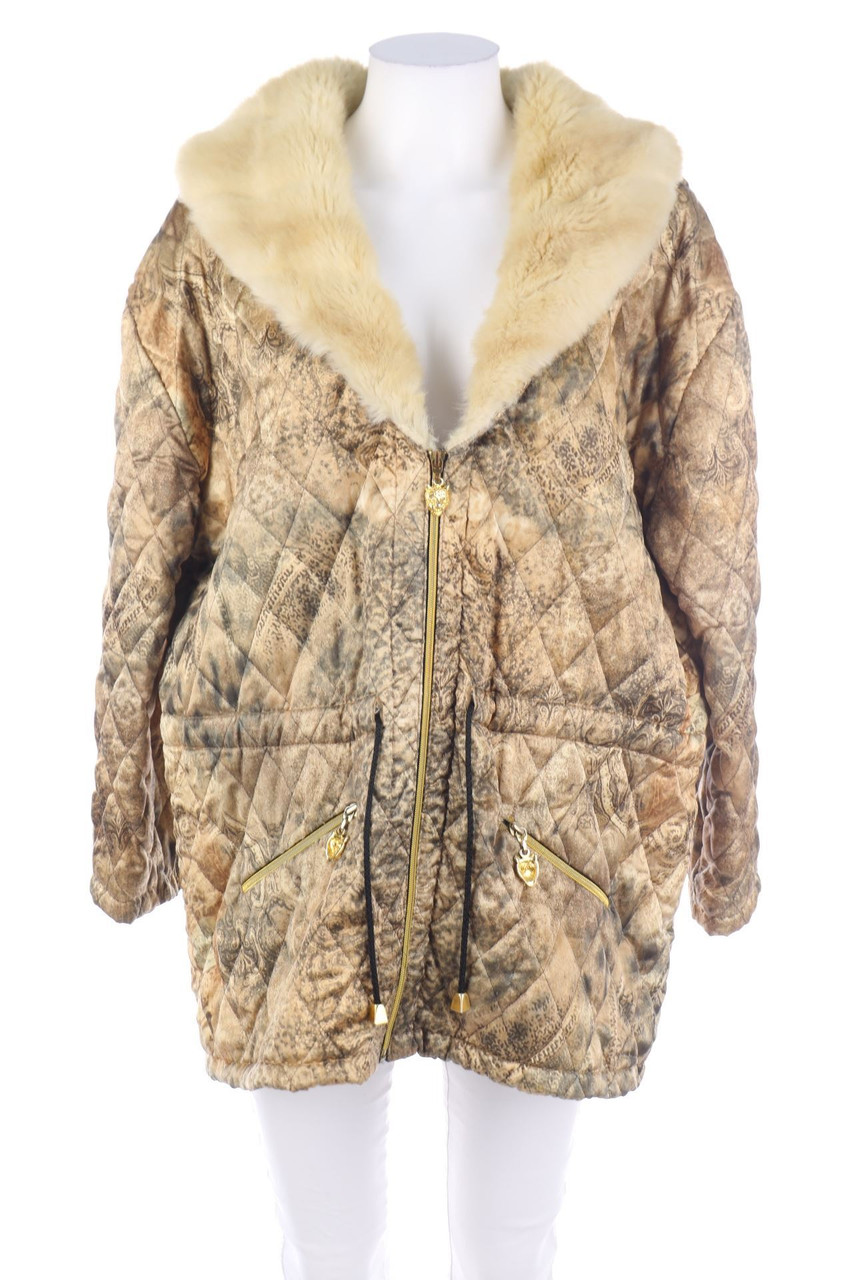 DEFI - Jacke mit Faux Fur-Kragen - ONE SIZE