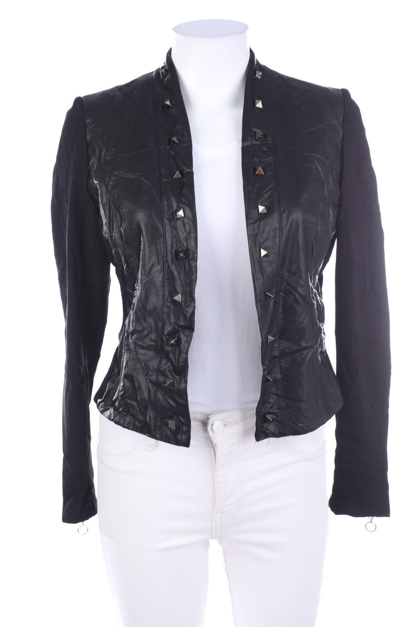 ALAN RED - Jacke mit Kunstleder-Details mit Nieten - XS