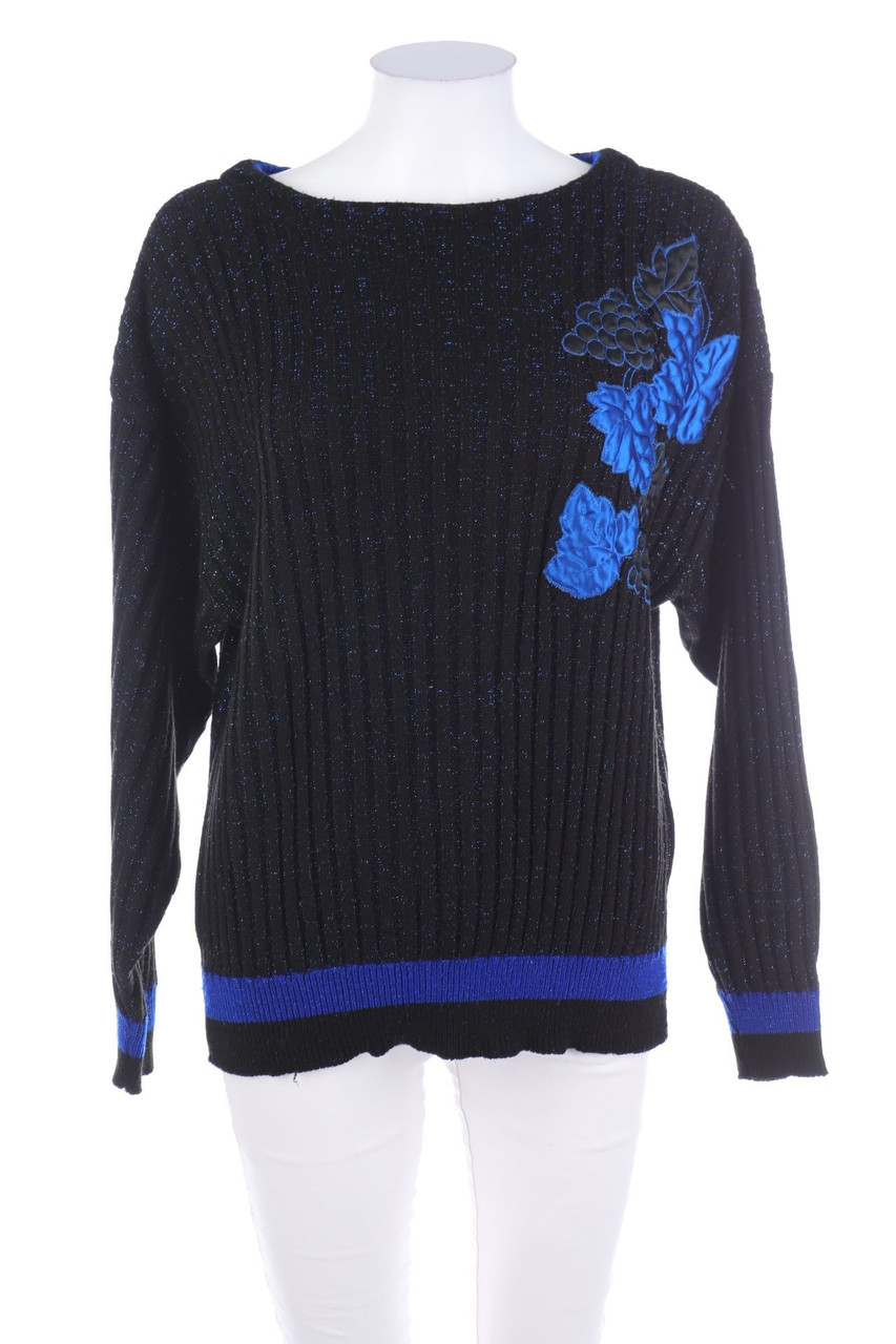 Yessica by C&A - Glitzer-Strick-Pullover mit Stickereien - L