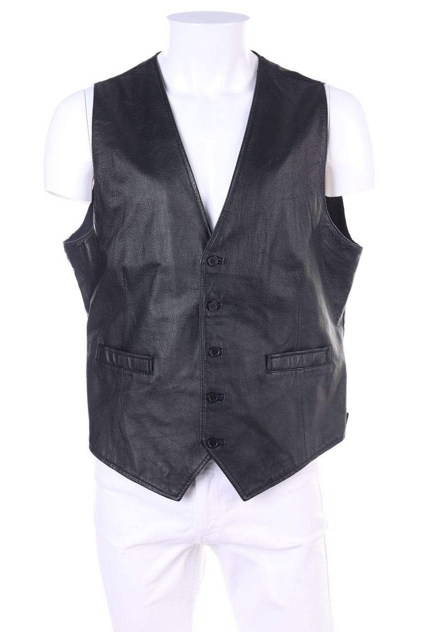 WM LEATHER WEAR - Echt-Leder-Weste - 54