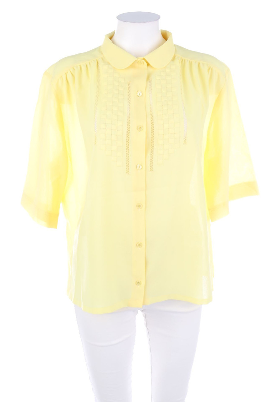 VINTAGE - Hemd-Bluse mit kurzem Ärmel - D 50