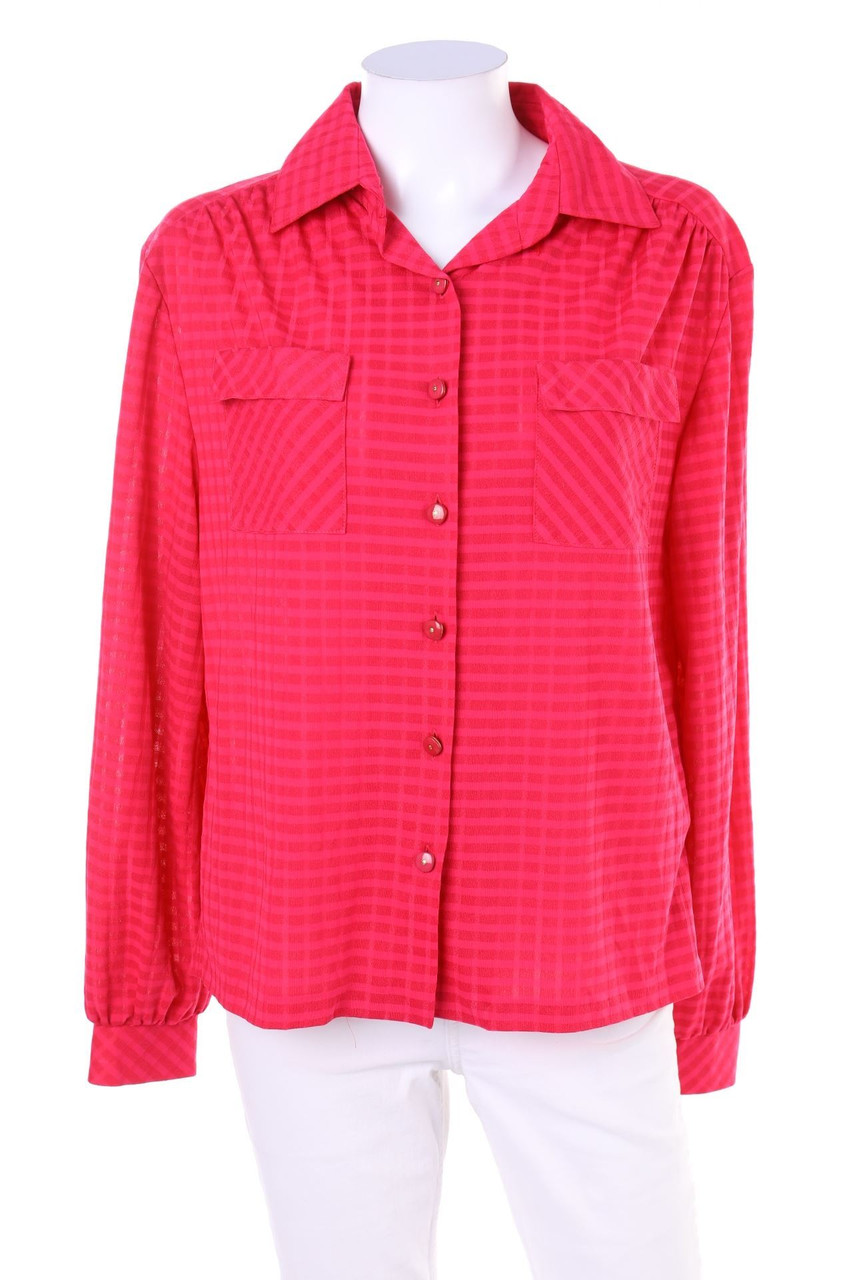 VINTAGE - Hemd-Bluse mit Streifen - D 42