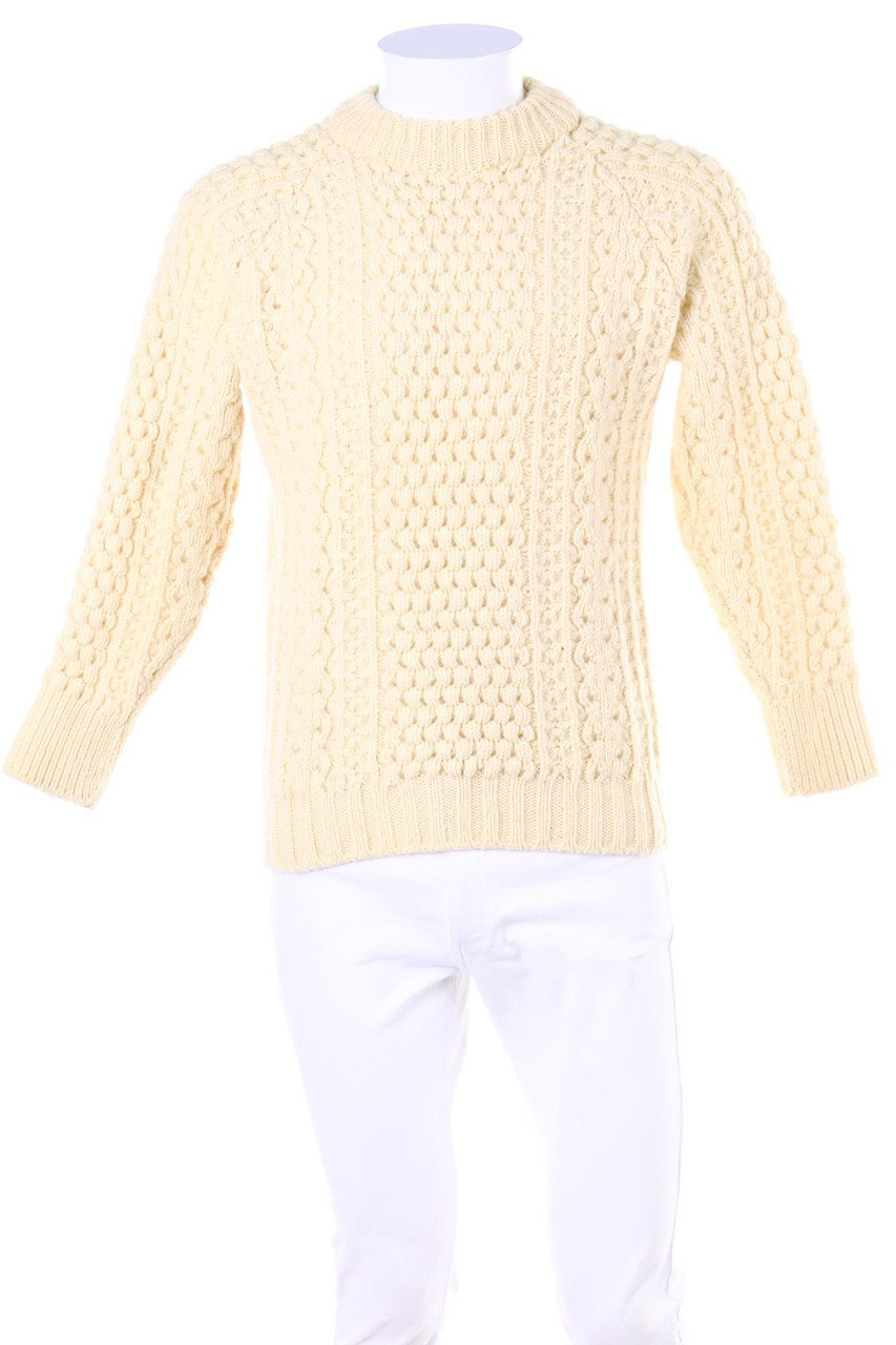 GLEN COLUMB KILLE - Aran-Pullover aus Schurwolle - S
