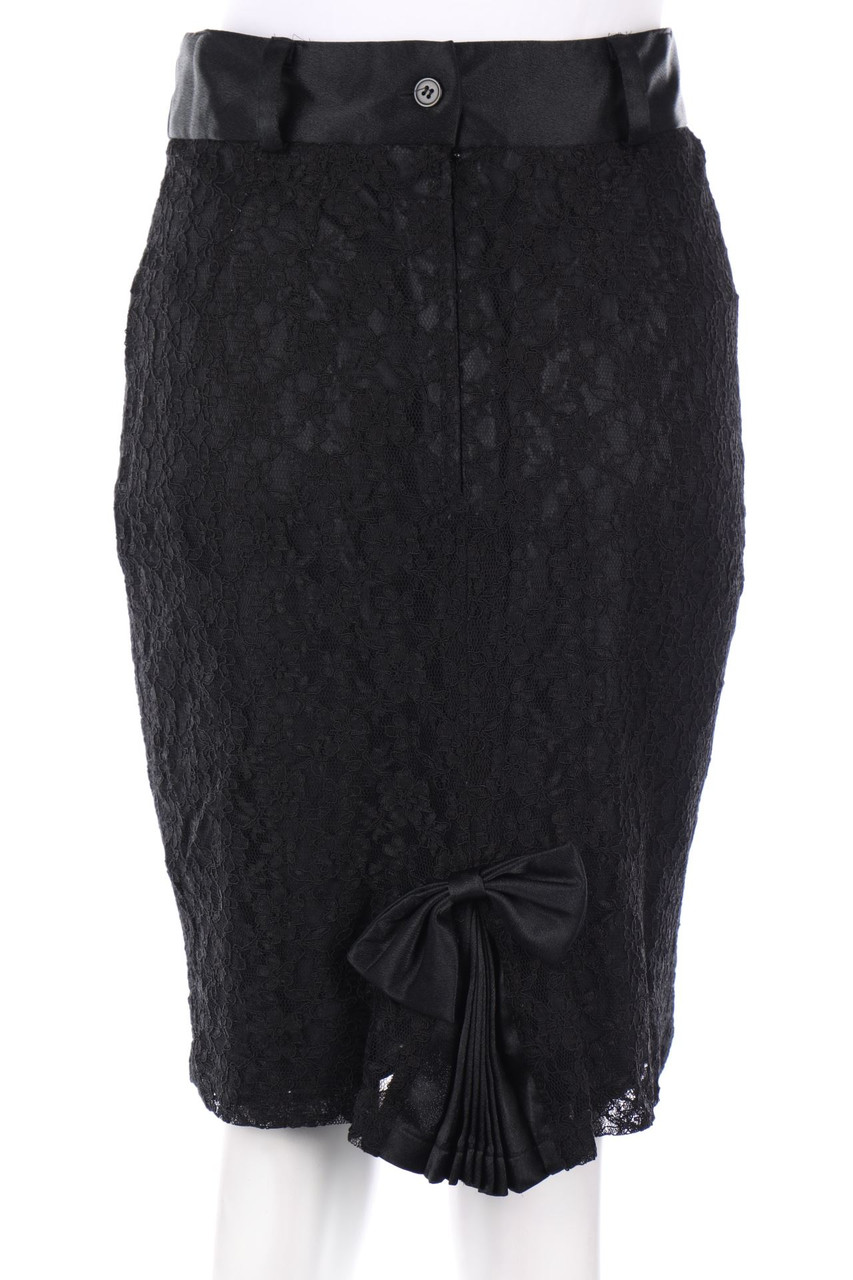 Yessica by C&A - Vintage-Spitzen-Rock mit Schleife - D 40