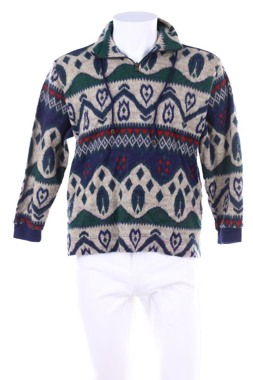 Hasting&Smith - Muster-Troyer-Pullover - M