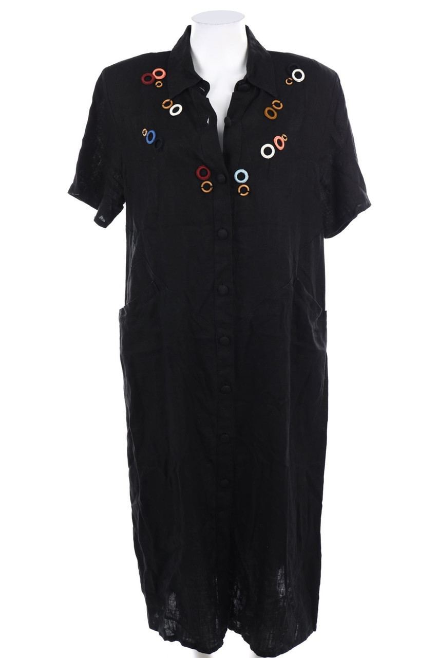 VINTAGE - Blusenkleid aus Leinen - M