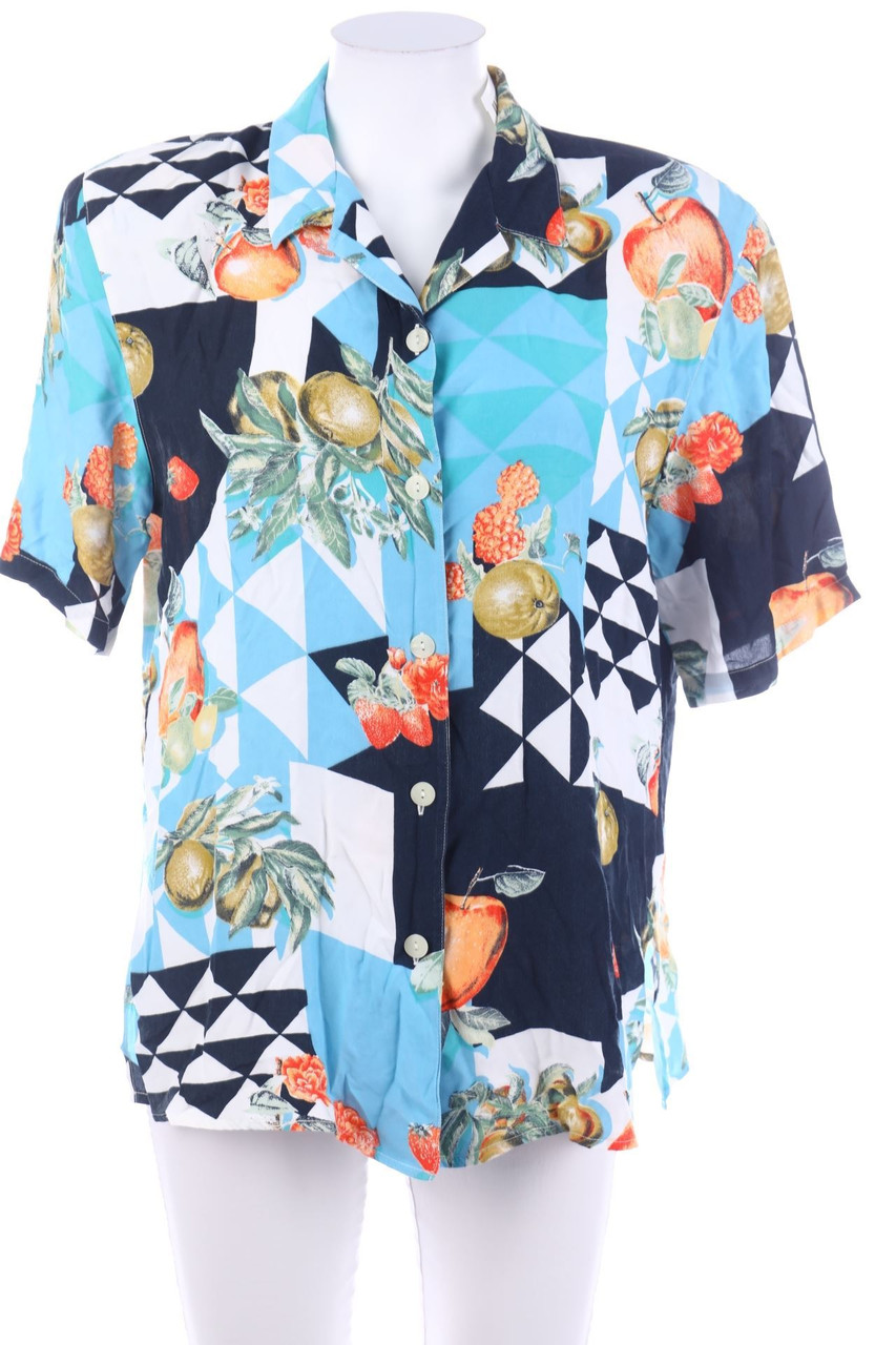 BIAGGINI ROMA - Vintage-Kurzarm-Bluse - D 40