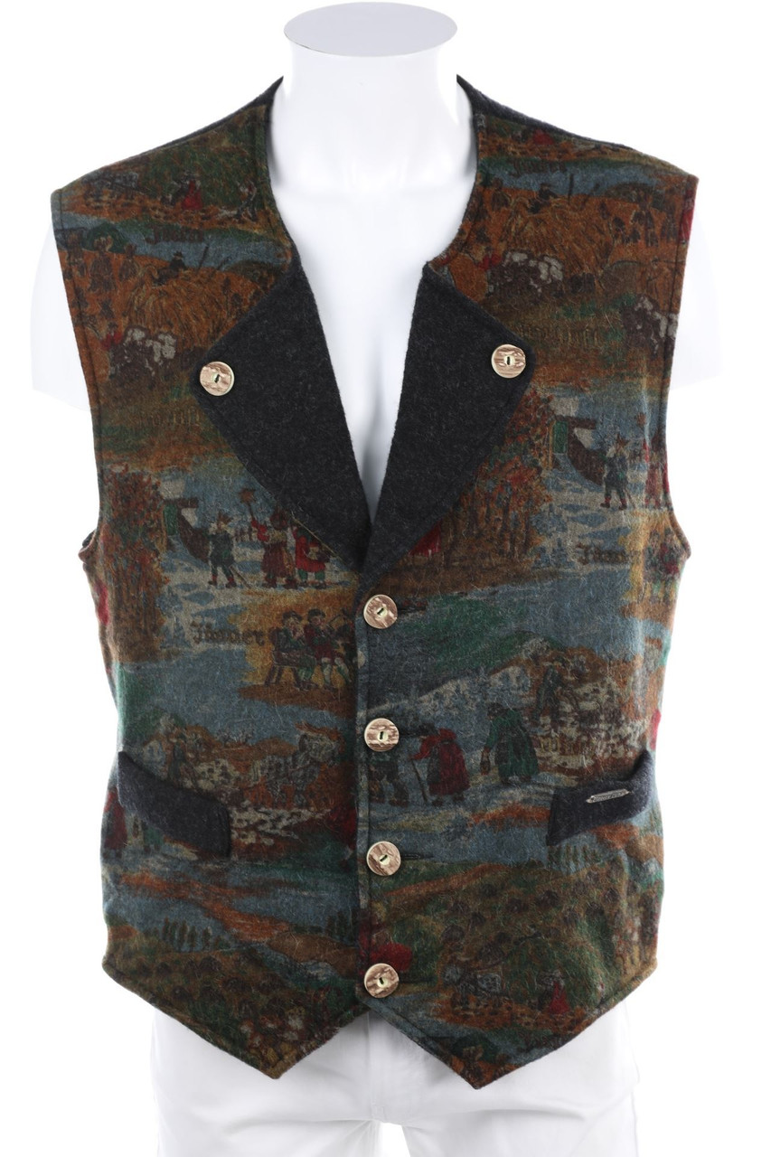 Tiroler Land - Weste mit Print - 56