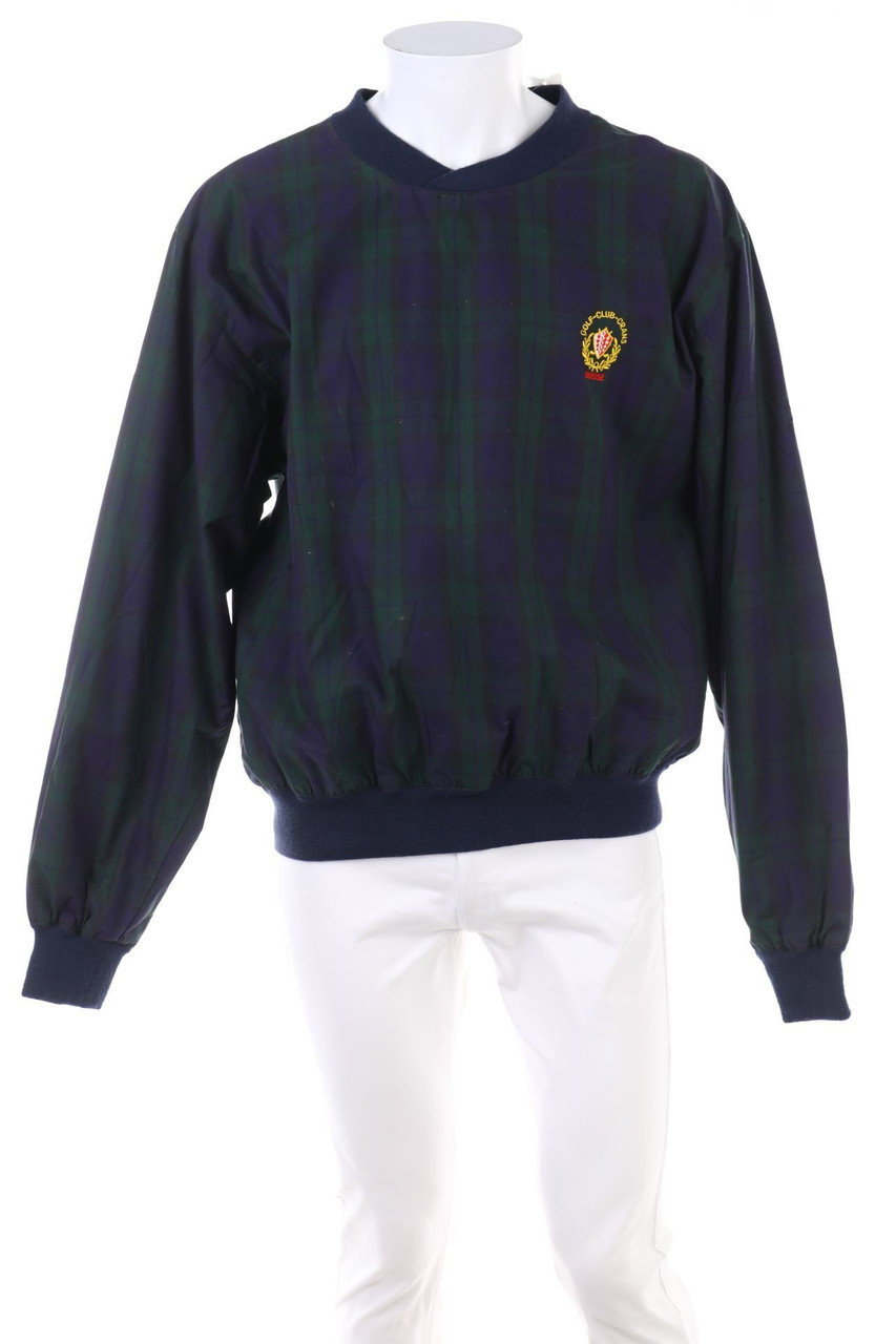 Proquip - Tartan-Outdoor-Vintage-Sweatshirt mit Stickereien - XL