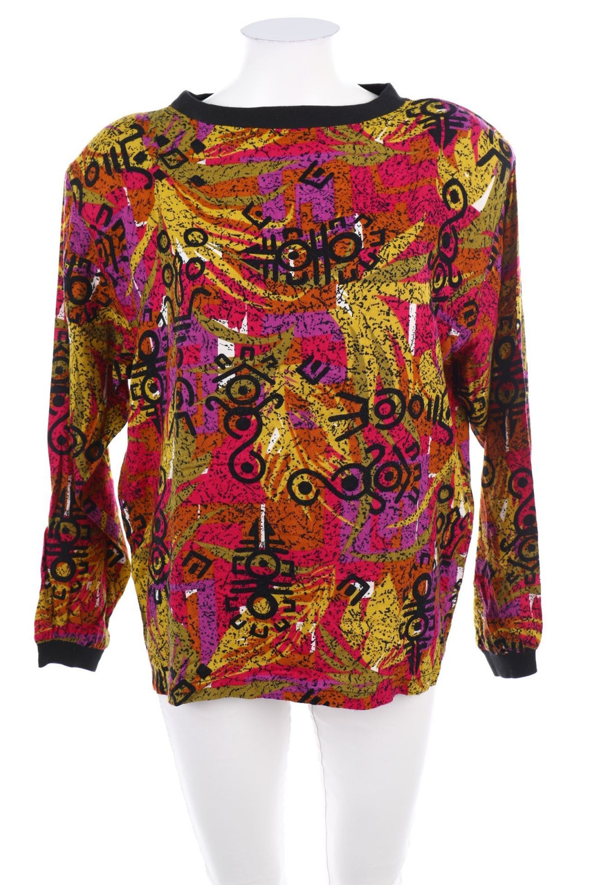 VINTAGE - Longsleeve-Shirt mit Print - L