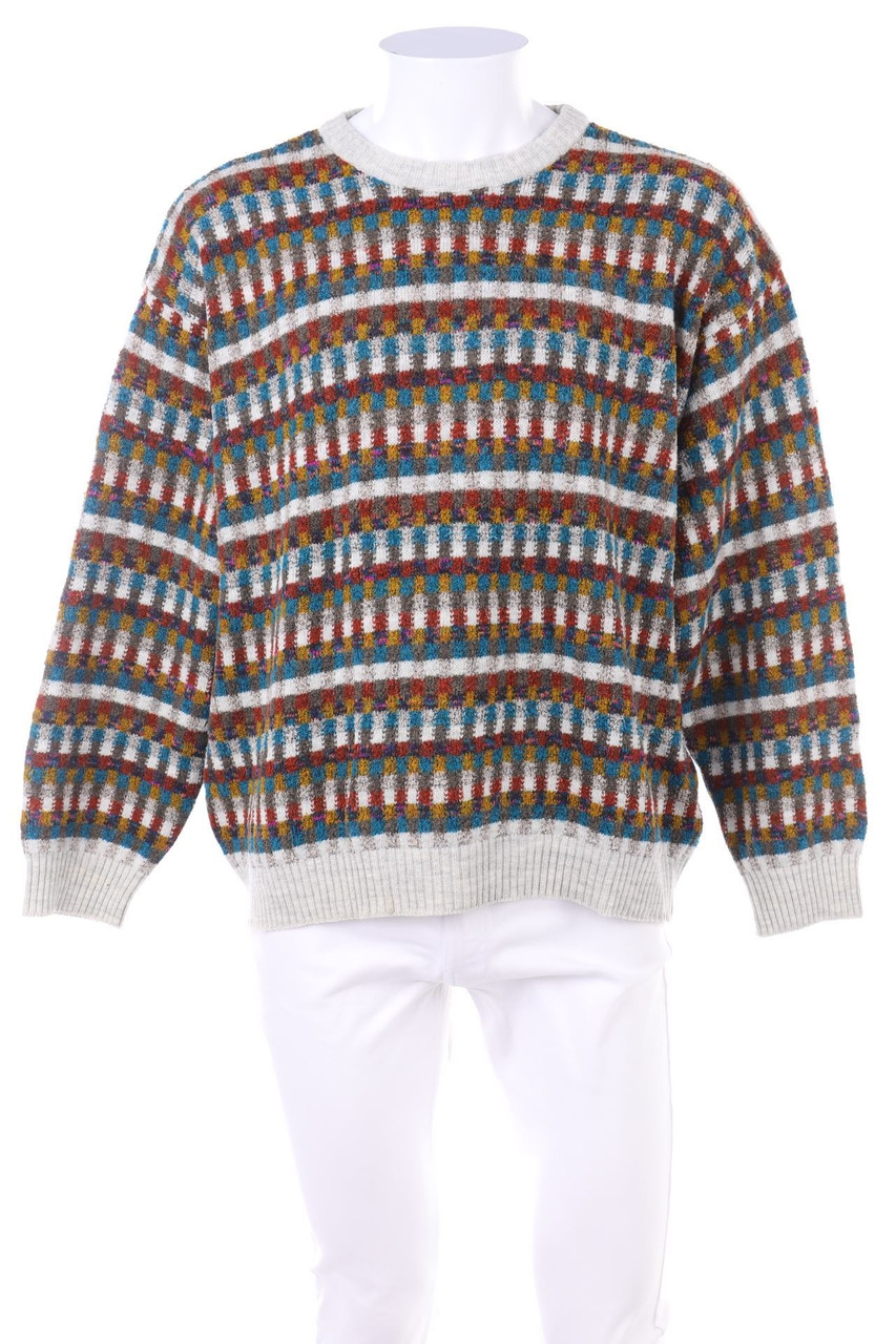 SADDLE CLUB - Vintage-Pullover mit Muster aus Woll-Mix - 52