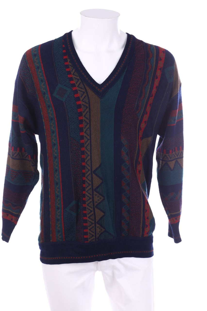 PIERRE SANGAN - V-Neck-Pullover aus Schurwoll-Mix - L