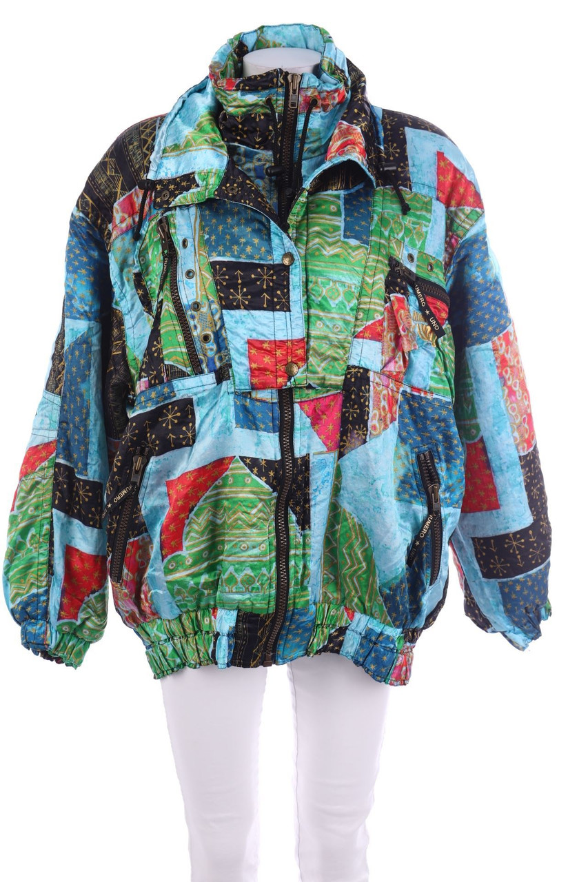 NUMERO UNO by Friololy - wattierte Jacke mit Print - D 42
