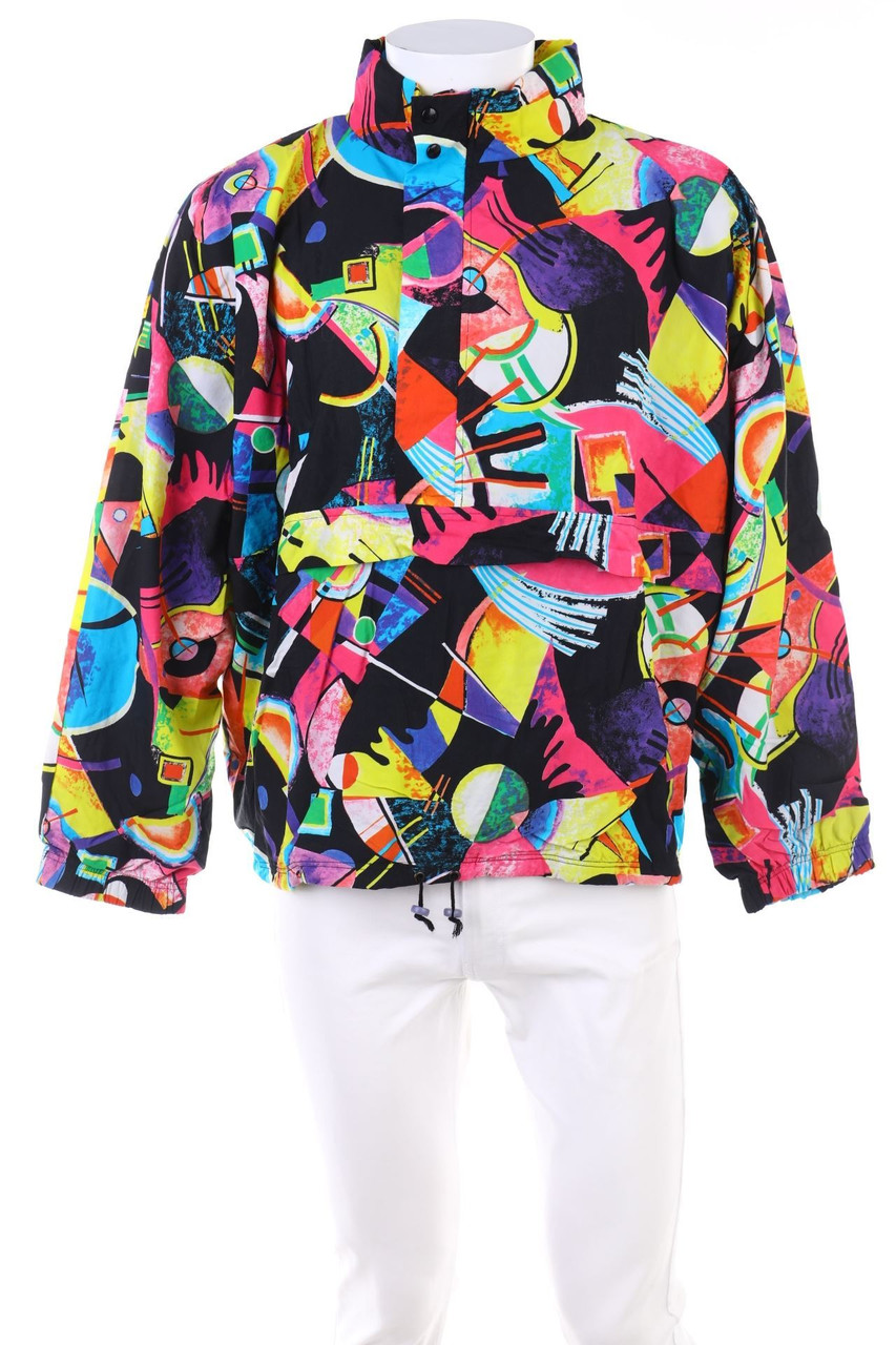 BLICKAREN - 80s-Windbreaker-Jacke - L