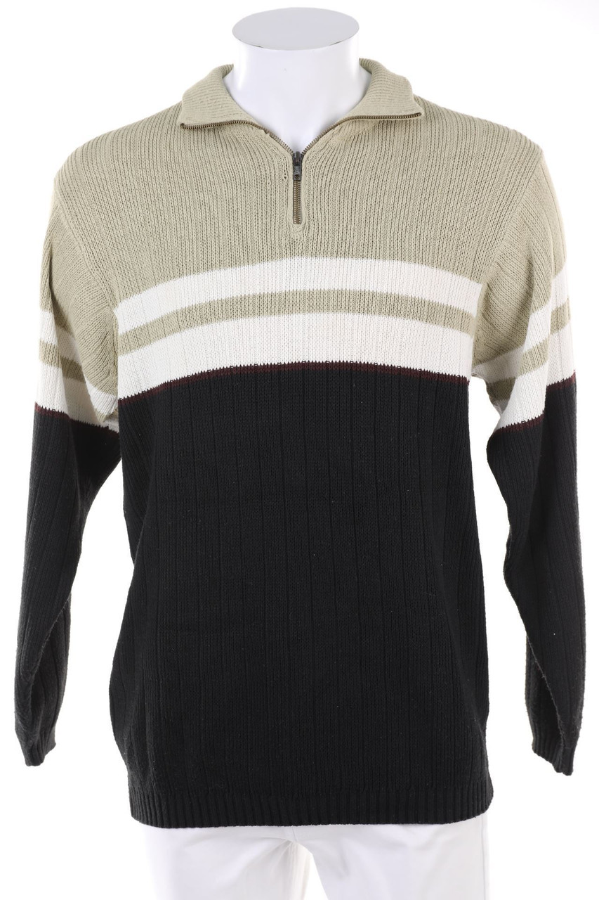 TRULY - Troyer-Pullover mit Streifen - M