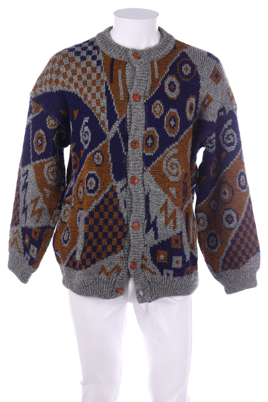 JAGUAR LONDON - Cardigan mit Muster aus Woll-Mix - 60