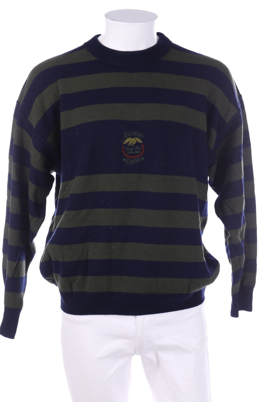 JOCKEY. - Streifen-Pullover mit Stickereien aus Schurwoll-Mix - 56