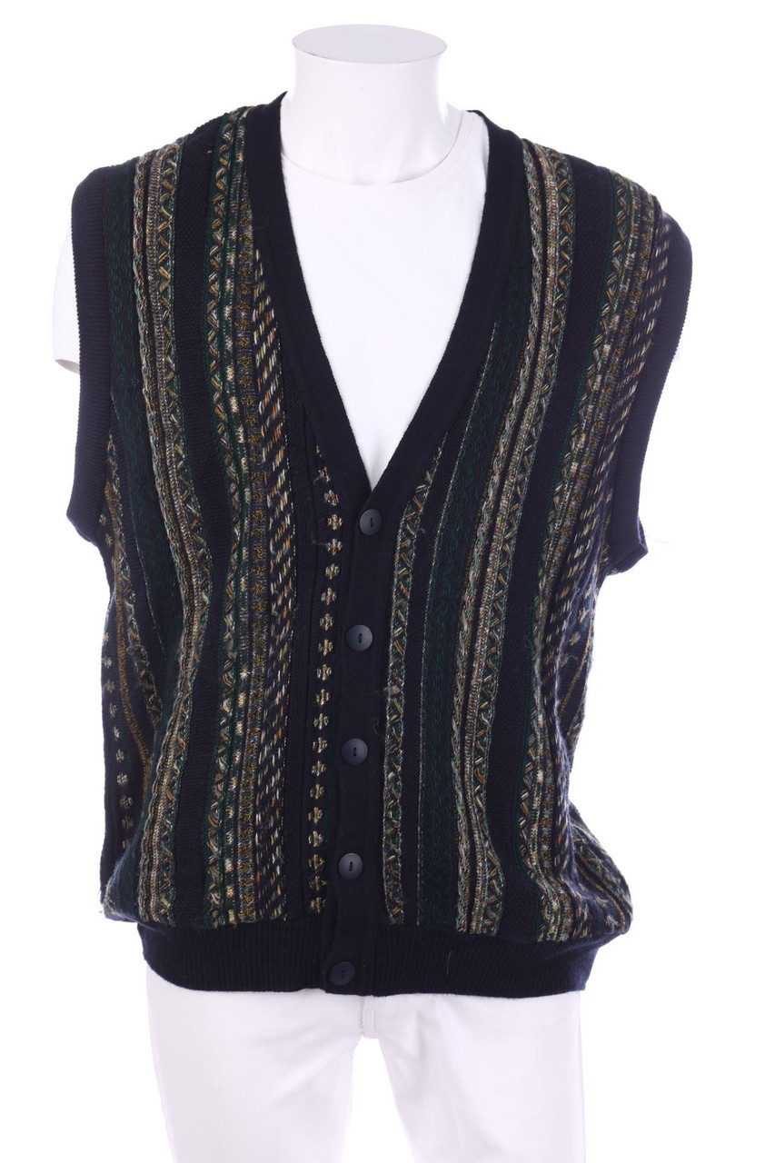 GREENFIELD - Vintage-Weste mit Muster - 52