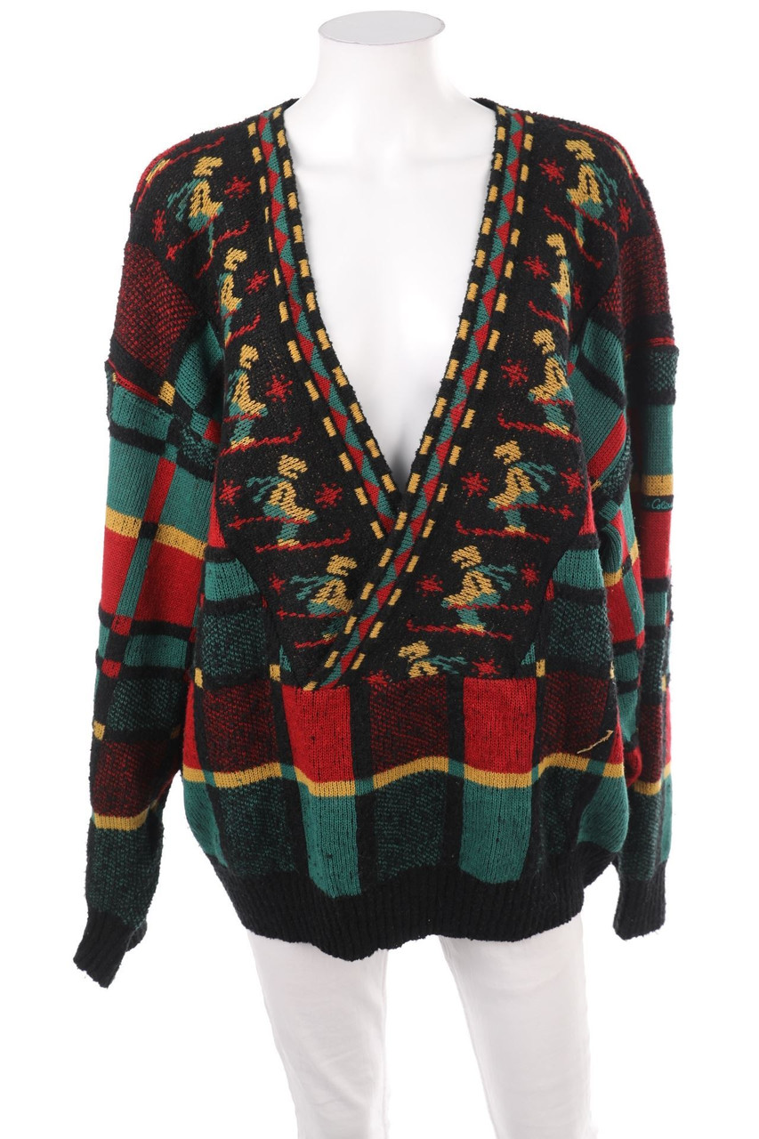 CARLO COLUCCI - Vintage-Pullover, Virgin Wool Mix - D 56