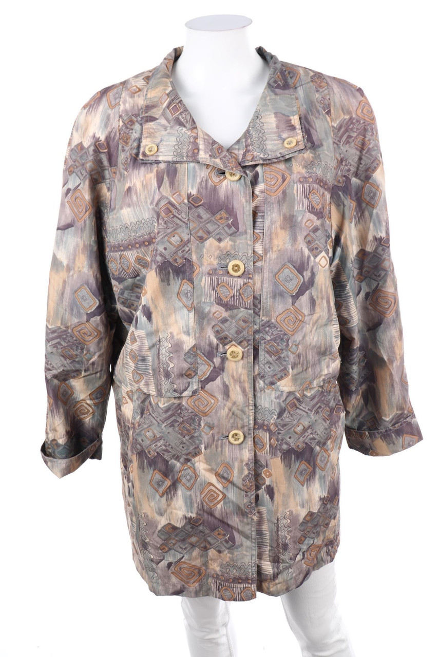 Ohne Label - Mantel mit Muster - D 46