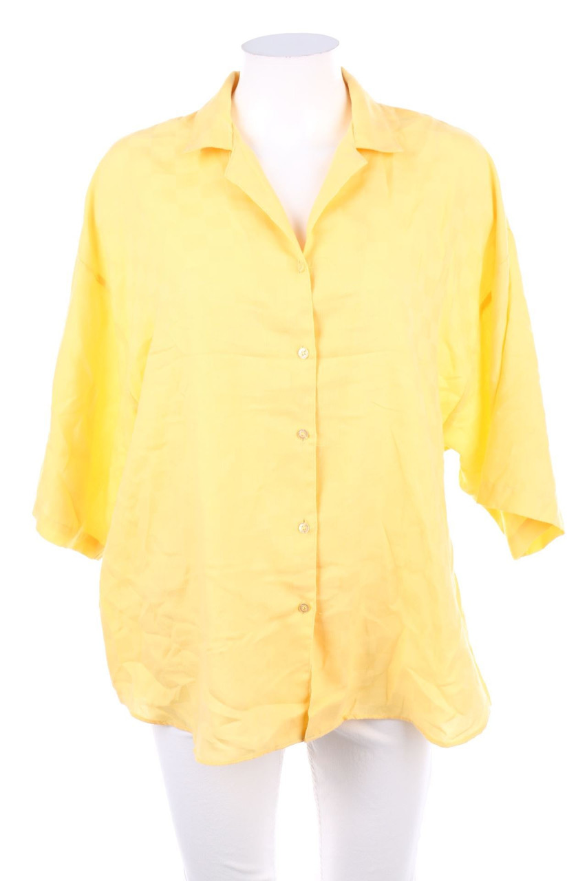 VINTAGE - Hemd-Bluse mit kurzem Ärmel - D 42