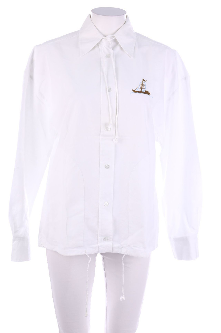 Ackermann - Hemd-Bluse mit Stickereien - D 44