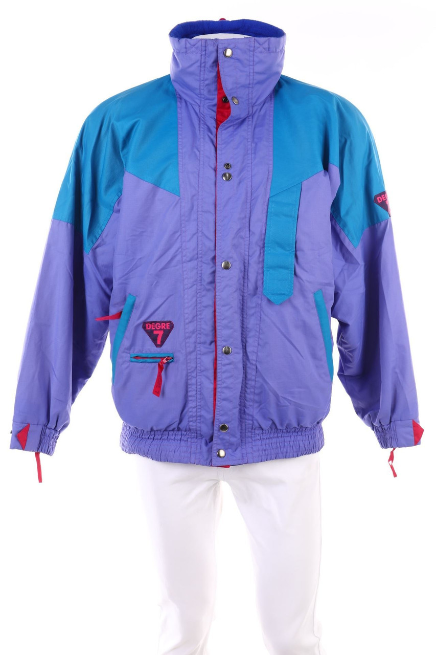 DEGRÉ 7 - Vintage-Jacke mit Logo-Patch - 50