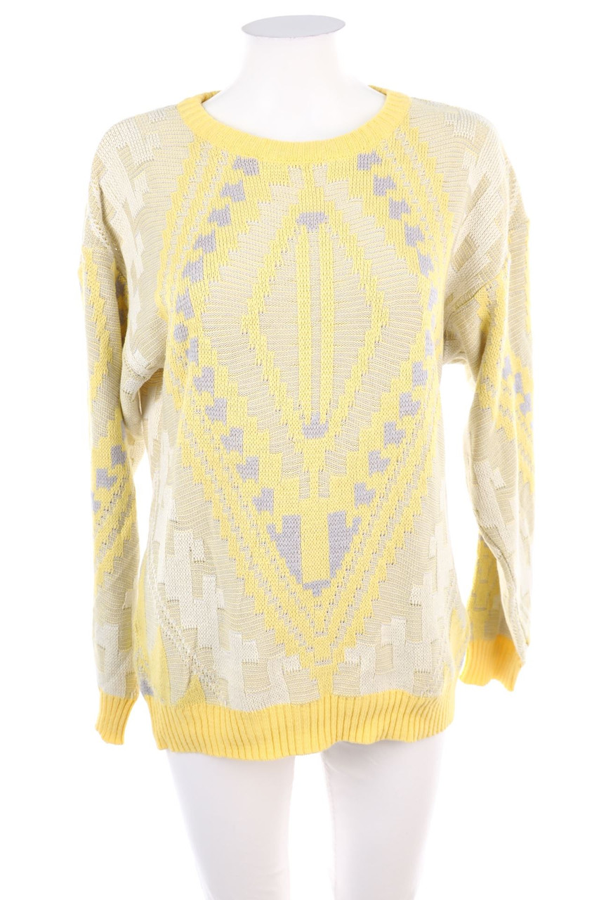 VINTAGE - Patterned crewneck pullover - D 44-46