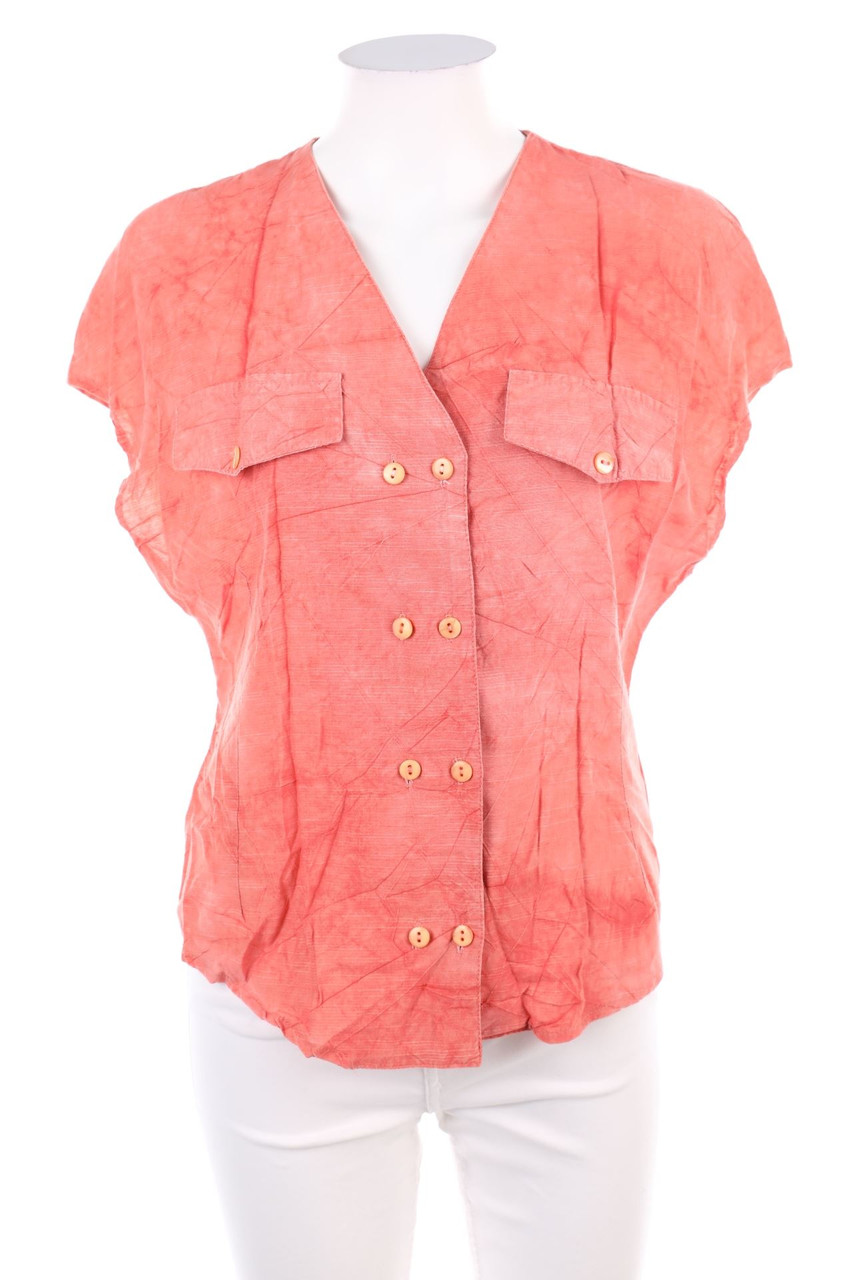 BANDOLERA - ärmellose Hemd-Bluse aus Viskose-Mix - D 36