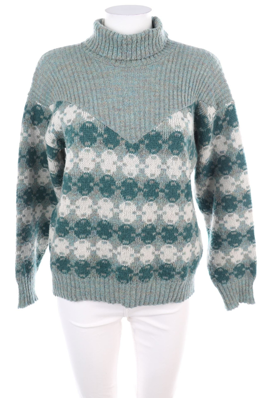 VINTAGE - Strick-Pullover mit Wolle - D 40