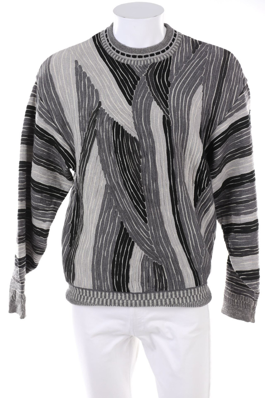 Dolce Elegante - Vintage-Pullover mit Muster - 48